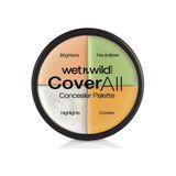 Wet n Wild CoverAll Concealer Palette Kapatıcı Paleti, Renkli