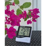 Wetto Dijital Termometre 10X9CM - LCD Ekranlı, Hassas Sıcaklık Ölçer Masa ve Duvar Kullanımına Uygun