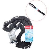 Wetto Zincir Kilit 8X150 cm Motorsiklet Kilit Çelik Blok Bağlantı Bisiklet -Motor Kilidi