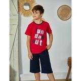 Weweus Erdem Weweus Kırmızı Erkek Çocuk Pijama Takımı 817 - 3 Yaş