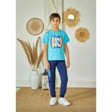 Weweus Erdem Weweus Mavi Erkek Çocuk Pijama Takımı 815 - 5 Yaş