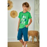 Weweus Erdem Weweus Yeşil Erkek Çocuk Pijama Takımı 817 - 4 Yaş