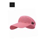 Weweus Kadın Pembe W Nakışlı Uv Korumalı Tenis Golf Vizör Yazlık Şapka