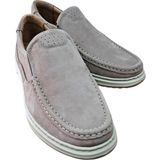 Wexperon W380 Erkek Deri Bağcıksız Loafer Comfort Ayakkabı Nubuk Vizon - Vizon Nubuk