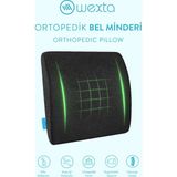 Wexta Ortopedik Bel Ve Sırt Minderi - Siyah