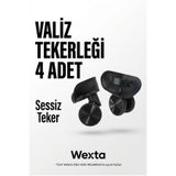 Wexta Valiz Tekerleği Çift Teker 01 4 Adet