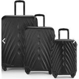 Wexta WX-400 Yağ Yeşili 3lü Set Valiz (Kdo)