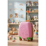 Wexta Wx-410 Disney Serisi Pembe Kız Çocuk Çocuk Valizi Pembe