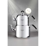 Weyne Mango Kitchen - Maxi Büyük Boy 18/10 Paslanmaz Çelik 1.6-2.5 Lt. Çaydanlık Takımı Inox