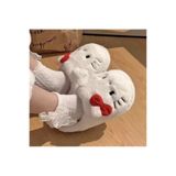 weywot Hello Kitty Yumuşak Tüylü Peluş Panduf Terlik