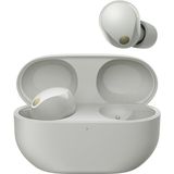 WF-1000XM5 kablosuz gürültü önleyici kulaklık, Bluetooth, kulak içi kulaklık, mikrofon, 24 saate kadar pil ömrü, hızlı şarj fonksiyonu, IPX4, iOS ve Android uyumlu, gümüş, küçük