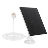 WGKLLY Google Nest Kamera için Güneş Paneli Açık ve İç Mekan (Pil Versiyonu), 13Ft/4m Şarj Kablosu ile 5V 5W Güneş Paneli Şarj Cihazı, IP65 Su Geçirmez, Ayarlanabilir Duvar Montajı Dahil, 1 Paket