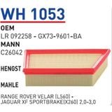 WH1053 Hava Filtresi - Range Rover Velar (L560) -Jaguar Xf SPORTBRAKE(X260)2,0-3,0 Uyumlu