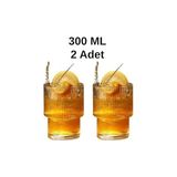 Wheat Grains Global Store 2 Adet 300 ml Origami Stil Isıya Dayanıklı Su Meşrubat Kahve Cam Bardak MIT1199 - Option-1 - 0 - Siyah