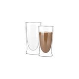 Wheat Grains Global Store Çift Cidarlı Uzun Model Cam Kokteyl, Meşrubat, Latte, Su Bardağı, 350 Ml, 1 Adet - 12323 - Option-1 - 0 - Siyah