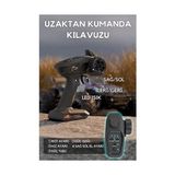 Wheat Grains Global Store /oyuncak 2.4 Ghz Uzaktan Kumandalı 50 Km Hız Yapan Araba, Full Fonksiyon, 4x4 Offroad Arazi Aracı 1300 Mah Şarjlı Pilli Yüksek Teker Araç - 01-Mavi