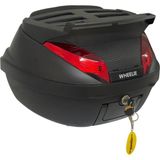 Wheelıe XT63-B 42 Litre Motosiklet Arka Çanta Siyah Su Geçirmez Abs Top Bagaj Üniversal - 0 - 3 Yaş - 0 - Siyah