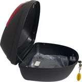 Wheelıe XT66-B 52 Litre Motosiklet Arka Çanta Siyah Su Geçirmez Abs Top Bagaj Üniversal - 0 - 3 Yaş - 0 - Siyah