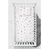 Wheeppo %100 Pamuk Ranforce Lastikli Çarşaf Seti - Hearts Park Yatak 70x130 ve 80x130 35x45