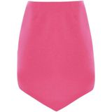 Whenever Company Pembe Üçgen Kesim Mini Etek