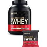 Whey Gold Standard Kurabiye ve Krema Aromalı 2.27KG 71 Servis Yüksek Protein Tozu - Whey Gold Standard Çikolata Aromalı Şase 31G 1 Servis