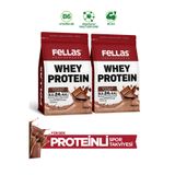 Whey Protein Tozu|24 g Protein 30 Servis|Çikolata Aromalı (525 g) x 2