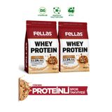 Whey Protein Tozu|24 g Protein 30 Servis|Kurabiye Aromalı (525 g) x 2