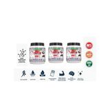 Whey Protein(Wpc %80) -Vitamin B6&b7 Takviyeli -Enzim Destekli -Çikolata Aromalı (1050GR)*3 Kutu