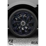 Whigor Alfa Romeo 159 15 Inç Jant Kapağı (4 Adet) Siyah S121