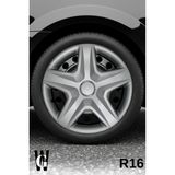 Whigor Alfa Romeo 16 Inç Jant Kapağı (4 Adet) Gri G105