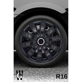 Whigor Alfa Romeo 16 Inç Jant Kapağı (4 Adet) Siyah S117