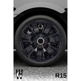 Whigor Alfa Romeo 33 15 Inç Jant Kapağı (4 Adet) Siyah S113