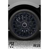 Whigor Alfa Romeo Gtv 15 Inç Jant Kapağı (4 Adet) Siyah S112