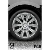 Whigor Alfa Romeo Junior Ibrida 15 Inç Jant Kapağı (4 Adet) Gri G118