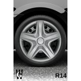 Whigor Alfa Romeo Spider 14 Inç Jant Kapağı (4 Adet) Gri G103