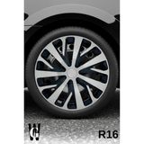 Whigor Alfa Romeo Stelvio 16 Inç Jant Kapağı (4 Adet) Siyah Gri C112