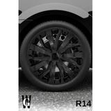 Whigor Alfa Romeo Tonale 14 Inç Jant Kapağı (4 Adet) Siyah S114