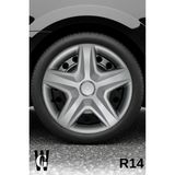 Whigor Audi A4 14 Inç Jant Kapağı (4 Adet) Gri G103