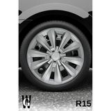 Whigor Chevrolet Corvette 15 Inç Jant Kapağı (4 Adet) Gri G109
