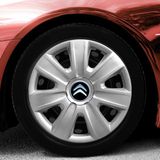Whigor Citroen Bx 14 Inç Jant Kapağı Amblemli Gri 4'lü Set 108
