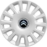 Whigor Citroen Saxo 14 İnç Jant Kapağı Amblemli Gri 4'lü Set
