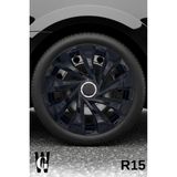 Whigor Daihatsu Copen 15 Inç Jant Kapağı (4 Adet) Siyah S121