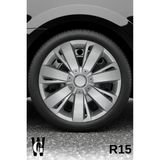 Whigor Fiat Albea 15 Inç Jant Kapağı (4 Adet) Gri G113