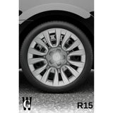 Whigor Fiat Linea 15 Inç Jant Kapağı (4 Adet) Gri G107