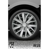 Whigor Fiat Linea 15 Inç Jant Kapağı (4 Adet) Gri G115