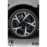 Whigor Ford Focus 15 Inç Jant Kapağı (4 Adet) Siyah Gri C104