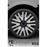 Whigor Ford Focus 15 Inç Jant Kapağı (4 Adet) Siyah Gri C108