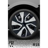 Whigor Ford Focus 15 Inç Jant Kapağı (4 Adet) Siyah Gri C113