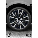 Whigor Ford Focus 15 Inç Jant Kapağı (4 Adet) Siyah Gri C121