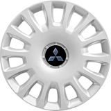 Whigor Mitsubishi Carisma 14 İnç Uyumlu Jant Kapağı Amblemli Gri 4'lü Takım